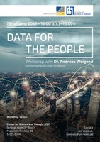 Data for the People – Workshop mit Andreas Weigend