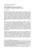 Busch, Platform Regulation and Recommender Systems - From Algorithmic Transparency to Algorithmic Choice 2021-12-09 Abstract.pdf